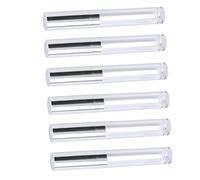 HONITANO 10pezzi Tubetti Per Lip Gloss Argento Con Applicatore Contenitori Vuoti Per Cosmetici Per Trucco e Viaggio