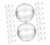 HONITANO 110 Pezzi Clear Capsule di Plastica Riempiebili Container Gumball per Favore del Partito Piccole Capsule Rotonde Trasparenti Piccolo Round per Distributore Automatico Transparent