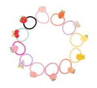 HONITANO 12 Paia Elastici Per Capelli Bambina Morbidi Elastici Colorati Frutta Fasce Elastiche Senza Danni Per Neonate Accessori Capelli Con Texture Jelly Ultra Morbida Pratici E Resilienti