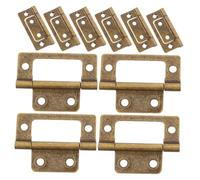 HONITANO 12 pezzi Cerniere Bifold in Ferro Antico Spesso per Porte e Piccoli Armadi Design Madre-figlio per Stabilità Facili da Installare Accessori Mobili Resistenti