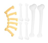 HONITANO 12 Pezzi Ossa Finte in Plastica per Halloween Mini Scheletri per Decorazioni Spaventose per Feste e Carnevale Giocattoli da Scavo e Accessori Creativi per Lavoretti