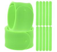 HONITANO 12pezzi Bracciale in Silicone Schiaffeggianti Fasce da Polso in Silicone Braccialetti Scatto Vuoti per Fai da Te Progetto Artigianato Bracciali in Vuoti