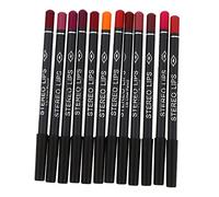 HONITANO 12pezzi Matita Labbra Colori Matita Contorno Labbra Morbida e Alta Pigmentazione Naturale e Penna Lip Liner Durevole e Precisa Accessorio Make-up Regalo