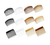 HONITANO 12pezzi Pettini Laterali Per Design Vintage Denti Realizzati in Plastica Leggera Fermaglio Per Chignon e Updo Accessori Per Styling Adatti Donne e Ragazze Comodi Indossare e