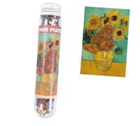 HONITANO 150 Mini Puzzle Educativo e per Adulti Rompicapo Divertente con Motivo Girasole Set Intelligente in Tubo per Giochi Enigmistica e Decorazione