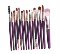 HONITANO 15pezzi Pennelli Per Trucco Makeup Professionale Pennelli Per Cosmetici Setole in Nylon Kit Trucco Viso Donne Manico in Plastica Strumento Makeup Regali Romantici