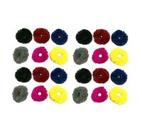 HONITANO 16 Pezzi Porta della coda di cavallo hair clip hair pin hair jewelry hair accessories hair charms bandane hair bow bandana cerchietto per copricapo tinta unita