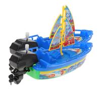 HONITANO 2 Giocattoli da Bagno per Ragazzo Barche Vento in Plastica Galleggianti per Bagnetto Spray d Design Cartoon Colori Casuali Sicuri e Divertenti Colore Casuale Colore Casuale