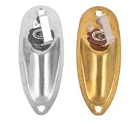 HONITANO 2 Jack di Uscita per Chitarra: Piastra di Collegamento per Presa Jack Audio per Chitarra Elettrica per Riparazione Basso - Hardware per Strumenti Musicali per Studio di Pratica