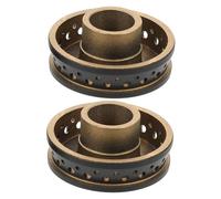 HONITANO 2 Pezzi accessori bruciatori per a gas coperture bruciatore piano coperture per bruciatori per a gas copricappelli spartifiamma Metallo