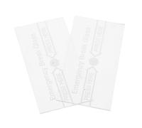 HONITANO 2 pezzi Copertura Protettiva Trasparente per Interruttore Allarme Antincendio Manuale Design Installazione Facile e Marcature Visibili per Sicurezza in Situazioni di Emergenza