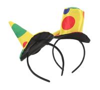 HONITANO 2 pezzi Fasce Cappello Clown Divertente per Halloween e Accessorio Costume Giullare Versatile per Feste