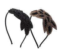 HONITANO 2 Pezzi fascia di strass fasce larghe per le donne Nozze gruppo musicale incantesimi fasce per la testa barrette hair pin cerchio per ragazza fascia da donna perline