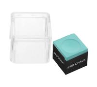 HONITANO 2 Pezzi Gessetto per Stecca da Biliardo Professionale con Custodia Polvere per Punta Stecca per Biliardo Snooker e Pool Migliora Grip e Riduce gli Errori Accessori per Club e Uso