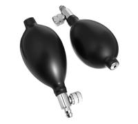 HONITANO 2 pezzi Gonfiatore Manuale in Lattice per Sfigmomanometro con Valvola di Rilascio Aria Ricambio per Misuratore di Pressione Uso Domestico e Clinico Funzionamento Fluido e