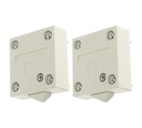 HONITANO 2 Pezzi Interruttore Luce Armadio Bianco 2a 12v-250v 4 Viti in Abs e Rame per Porte Mobili Facile da Installare Controllo Automatico Luci