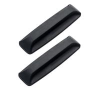 HONITANO 2 pezzi Maniglie Adesive per Porte e Finestre da Maniglie Pratiche in PP Resistente Facili da Installare senza Foratura per Armadi e Balconi Colore Nero