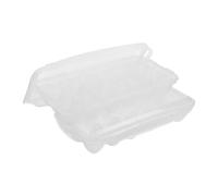 HONITANO 2 Pezzi Porta Uova Impilabile in Plastica Resistente con Coperchio Contenitore Slot per Frigorifero Organizer per Uova Sicuro e Facile da Pulire per Conservazione Ottimale