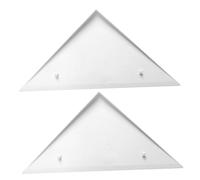 HONITANO 2 pezzi Protezione Angoli Triangolari per Tavolo da Calcio Balilla in Plastica Resistente PP Accessori per Angoli Tavolo da Calcio Facile Installazione Design Moderno per Casa e