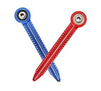 HONITANO 2 Pezzi Righello Circolare in Alluminio per Disegno Preciso Righello Architettonico Portatile per Misurazioni e Tracciamento Cerchi in Progetti di Falegnameria e Ingegneria