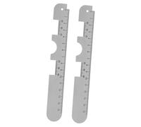 HONITANO 2 pezzi Righello Distanza Pupillare Ottico Doppia Scala per Ottici e Optometristi Strumento Preciso e Compatto per Misurazione Pupillare Professionale