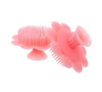 HONITANO 2 Pezzi Spazzola Massaggiante per Capelli in Silicone Doppia Faccia Pennello Lavaggio Delicato per Capelluto e Bagno Rimuovi Crosta