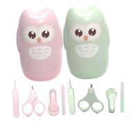 HONITANO 2 set Kit Manicure Ragazzo Ragazza con Limetta Unghie e Forbicine Sicure Custodia Elegante Inclusa per Unghie Delicate di Ragazzo Ragazza e Piccoli
