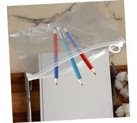 HONITANO 20 pezzi Astucci Trasparenti in PE con Cerniera Sacchetti Multiuso per Cancelleria e Cosmetici Design Compatto e Resistente per Organizzazione e Viaggi