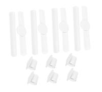 HONITANO 20 pezzi Braccialetti Slap Bianchi in PVC da Braccialetti Schiaffo Vuoti per Feste e DIY Personalizzabili per Ragazzi e Ragazze Fine Scuola e Party