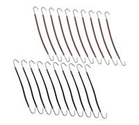 HONITANO 20 pezzi Fasce per Elastiche Ganci per Code Cavallo Riutilizzabili Elastici per Materiale Confortevole Design Unico con Stile
