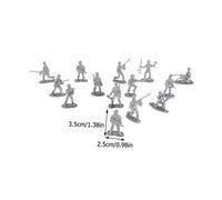 HONITANO 200 Soldatini di Plastica Modellini Militari Giocattolo per Kit Figure Esercito e Collezione Materiale Sicuro e Durevole Regalo per Feste e Attività Educative Colore Casuale