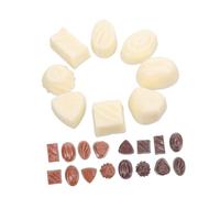 HONITANO 24 Modelli Cioccolato Simulato in PVC Realistico per Progetti Diy e Decorazioni da Tavolo Accessori Versatili per Vetrine e Visual Merchandising