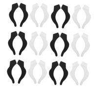 HONITANO 24 Paia Gommini in Silicone per Occhiali Copri Aste Antiscivolo Morbidi e Resistenti all Acqua Cuscinetti per Comfort e Stabilità Prolungata