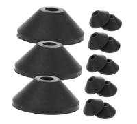 HONITANO 25 pezzi Kit Guarnizioni Coniche in Gomma per Bulloni Wc Rondelle Sigillanti Resistenti e Facili da Installare Ricambio per Fissaggi Sedile Copriwater Impermeabili