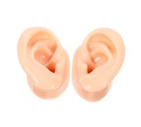 HONITANO 2pezzi Di Orecchio in Silicone Per Esposizione Di Auricolari Campione Di Simulazione Orecchio Adatto Per Insegnamento e Pratica Manuale