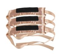 HONITANO 3 bigodini per capelli senza calore per la notte - Morbidi nastri per capelli lunghi da donna - Bigodini per che non danneggiano i per l'acconciatura durante la notte, 27" (dorato)