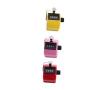 HONITANO 3 Contatore Meccanico Portatile Dispositivo Manuale con Resistente Batterie Facile e Impugnatura Ergonomica per Sport e Precisi Colore Casuale