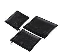 HONITANO 3 Pezzi Borsa Per Il Trucco Borse Da Donna Borse Cosmetiche Contratto Di Trucco Da Viaggio Per Le Donne Custodia Per Il Trucco Per Le Donne Pochette Per Il Trucco Nero