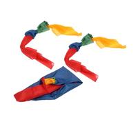 HONITANO 3 Pezzi Colorati Mago Trucco Trucco Sciarpa Foulard Sciarpe Trucchi Accessori Nappa Prop Leggero Mago Sciarpa Giocattoli Gadget