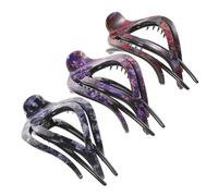 HONITANO 3 Pezzi Fermaglio Per A Becco D'Anatra Accessori Per Rosa Carini Per Donne Fermagli Per Lo Styling A Forma Di Mascella Disordinati Oro Fermagli Per