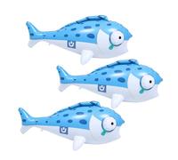 HONITANO 3 Pezzi Giocattoli Gonfiabili Pesce per Galleggianti Resistenti per Piscina Design Carino con Testa Grande per Giochi d Acqua e Feste Tema Oceano