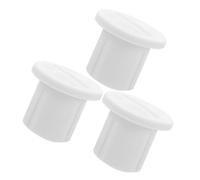 HONITANO 3 pezzi Kit Elementi in Plastica per Scaletta WC Accessorio per Fissaggio Sedile Bagno Facile Installazione senza Attrezzi Compatibile con Vari Modelli 3 elementi