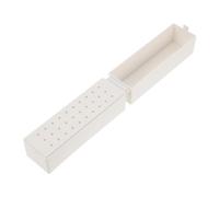 HONITANO 30fori Organizer Per Punte Per Unghie Scatola Di Stoccaggio Per Testine Di Fresatura Per Manicure Pratica e Portatile Per Nail Art e Decorazioni Unghie