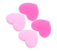 HONITANO 4 Ammortizzatori Tennis in Silicone Forma Cuore Accessori Smorzatori per Racchette Alta Elasticità per Comfort e Protezione Facili Installare Colori Fluorescenti per