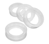 HONITANO 4 Anelli di Ricarica Sottili per Secchio Pannolini, Accessori di Ricambio in Plastica Resistente con Sigillo Antiodore, Compatibili con Contenitori Automatici, Confezione
