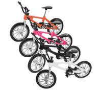 HONITANO 4 Modelli Mini Bicicletta in Simulazione Realistica Mountain Bike da Dito Giocattolo Racing per Collezione e Decorazione Desktop Resistente e Dettagliato