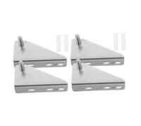 HONITANO 4 pezzi Cerniera per Porta Frigorifero in Acciaio Inox Accessorio Resistente per Freezer Apertura Scorrevole Facile Compatibile con Vari Modelli per Uso e Commerciale