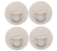 HONITANO 4 Pezzi D-Ring Buckle per Paddleboard e Kayak Accessorio Stabile in Acciaio Inossidabile per Cinghia Trasporto SUP Fissaggio Sicuro per Sport Acquatici