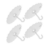 HONITANO 4 Pezzi Ganci Adesivi per Tende da Mosca da Facili da Installare Resistente Uso Indoor per Appendere e Tende