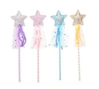 HONITANO 4 pezzi Giocattolo per Bambina con Design a Forma di Pentagono Cartone Animato Materiale Sicuro e Durevole per Feste Cosplay e Giochi di Fate 4 pezzi